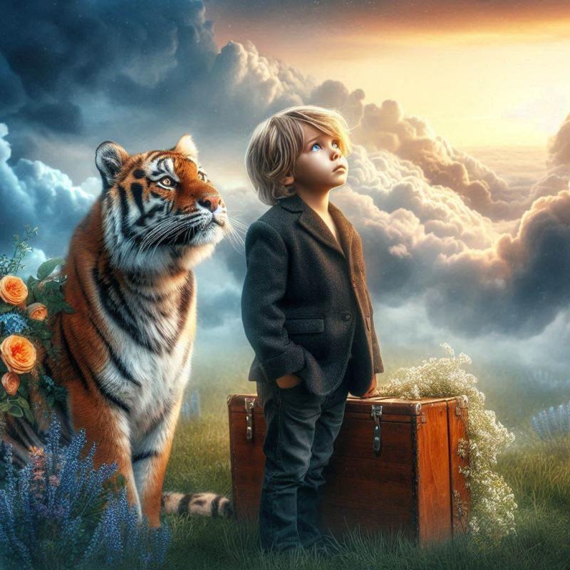 A Boy And His Tiger - boek door Ewout Republieke